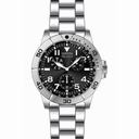 Invicta Signature Chronograph Black Dial Stainless Steel Men's Watch 7077