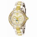 Invicta Signature Diver Elite Moon Phase Rose Gold-tone Dial Stainless Steel Men's Watch 7089
