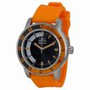 Invicta Signature II Black Dial Orange Rubber Strap Men's Watch 7462