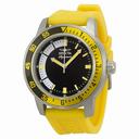 Invicta Signature II Black Dial Yellow Rubber Strap Men's Watch 7463