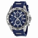 Invicta Signature II Blue Dial Stainless Steel Blue Polyurethane Men's Watch 7479