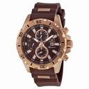 Invicta Signature II Brown Dial Rose Gold-tone Stainless Steel Men's Watch 7484