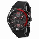 Invicta Signature II Chronograh Black Dial Black  Polyurethane Men's Watch 7507