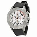 Invicta Signature II Chronograh White Dial Black Polyurethane Men's Watch 7491