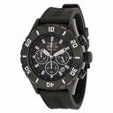 Invicta Signature II Chronograph Black Dial Black Black Rubber Strap Men's Watch 7381
