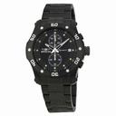 Invicta Signature II Chronograph Black Dial Black Ion-plated Men's Watch 7387