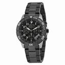 Invicta Signature II Chronograph Black Dial Black PVD Steel Men's Watch 7351