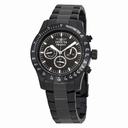 Invicta Signature II Chronograph Black Dial Black PVD Steel Men's Watch 7352