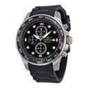 Invicta Signature II Chronograph Black Dial Black Rubber Strap Men's Watch 7371
