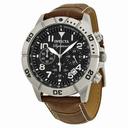 Invicta Signature II Chronograph Brown Leather Men's Watch 7281