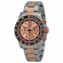 Invicta Signature II Chronograph Rose Gold-tone Dial Two-Tone Stainless Steel Men's Watch 7409