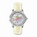 Invicta Signature II Mother of Pearl Dial White Leather Ladies Watch 7475