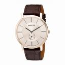 Invicta Slim Rose Dial Brown Leather Men's Watch 19542