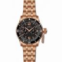 Invicta Specialty Black Carbon Fiber Dial 18k Rose Gold Ion-plated Men's Watch 14889