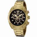 Invicta Specialty Black Dial Men's Chronograph Gold Tone Watch 6956