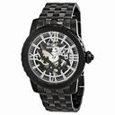 Invicta Specialty Black Skeletal Dial Black PVD Mechanical Men's Watch 14556
