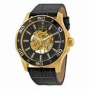 Invicta Specialty Black Skeletal Dial Grey Leather Men's Watch 17261