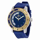 Invicta Specialty Blue Dial Blue Rubber Men's Watch 12847