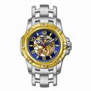 Invicta Specialty Blue Skeleton Dial Stainless Steel Men's Watch 16127