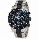 Invicta Specialty Chronograph Black Dial Two-tone Men's Watch 1247