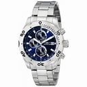 Invicta Specialty Chronograph Blue and Silver Dial Gunmetal Ion-plated Men's Watch 17748