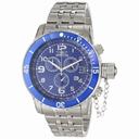Invicta Specialty Chronograph Blue Carbon Fiber Dial Stainless Steel Men's Watch 16935