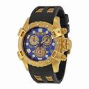 Invicta Specialty Chronograph Blue Dial Black Polyurethane Men's Watch 18860