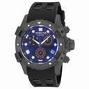 Invicta Specialty Chronograph Blue Dial Black Polyurethane Men's Watch 18862