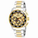 Invicta Specialty Chronograph Gold Dial Two-tone Men's Watch 16651