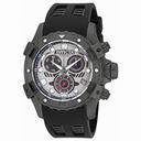 Invicta Specialty Chronograph Gunmetal Dial Black Polyurethane Men's Watch 18861