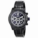 Invicta Specialty Classic Chronograph Blue Dial Black PVD Men's Watch 11380