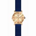 Invicta Specialty Multi-Function Rose Dial Blue Leather Mens Watch 14921