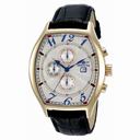 Invicta Specialty Multi-Function White Dial Black Leather Men's Watch 14330