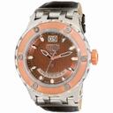 Invicta Specialty Reserve Brown Dial Black Leather 10099