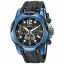 Invicta Speedway Chronograph Black Dial Black Polyurethane Men's Watch 20074