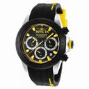 Invicta Speedway Chronograph Black Dial Black Silicone Men's Watch 17191