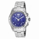 Invicta Speedway Chronograph Blue Dial Stainless Steel Men's Watch 18391