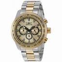 Invicta Speedway Chronograph Gold Dial Two-tone Men's Watch 21798