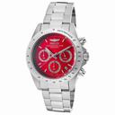 Invicta Speedway Chronograph Red Dial Stainless Steel Men's Watch 14380