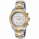 Invicta Speedway Chronograph White Dial Two-tone Men's Watch