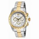 Invicta Speedway Chronograph White Dial Two-tone Stainless Steel Men's Watch 18392