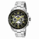 Invicta Speedway Dual Time Black Dial Stainless Steel Men's Watch 19282