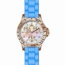 Invicta Speedway Multi-Function Mother of Pearl Dial Blue Silicone Ladies Watch 21990