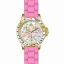 Invicta Speedway Multi-Function Mother of Pearl Dial Pink Silicone Ladies Watch 21982