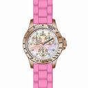 Invicta Speedway Multi-Function Mother of Pearl Dial Pink Silicone Ladies Watch 21993