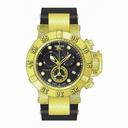 Invicta Subaqua Chronograph Black Dial Black Polyurethane Men's Watch 15799
