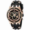 Invicta Subaqua Chronograph Black Dial Black Polyurethane Men's Watch 80416