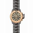 Invicta Subaqua Chronograph Black Perferated Dial Black Ion-plated Men's Watch 14489