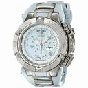 Invicta Subaqua Chronograph Blue Mother of Pearl Dial Blue Silicone Ladies Watch 17233