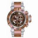 Invicta Subaqua Chronograph Brown Dial Two-tone Men's Watch 80504